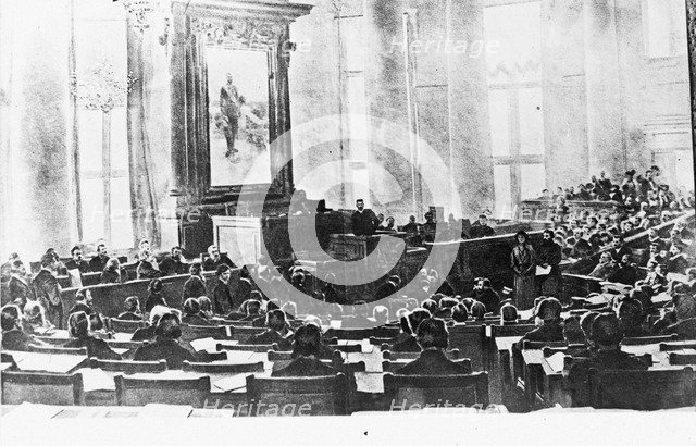 First Imperial Duma in session on 1917 March 17, 1917.