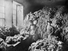 Early Blanket Factory, Oxfordshire. Women sorting wool in the blanket factory, c1860-c1922. Artist: Henry Taunt