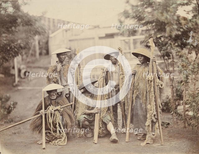 Five Men, c1885. Creator: Unknown.