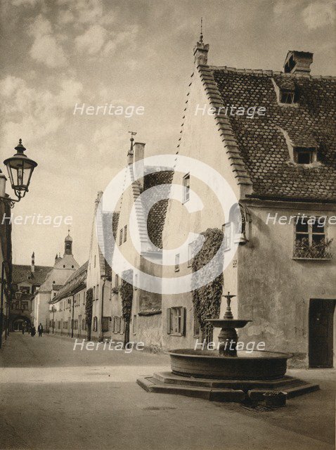 'Augsburg. The Fuggerei, the first settlement houses in Germany, founded by Fugger in 1519', 1931. Artist: Kurt Hielscher.