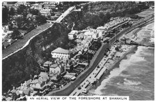 An arial view of the foreshore at Shanklin, 1936. Artist: Unknown