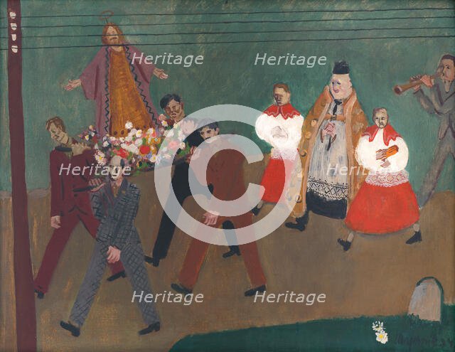 Procession, 1934. Creator: Cyprian Majernik.