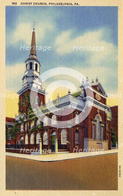Christ Church, Philadelphia, Pennsylvania, USA, 1936. Artist: Unknown