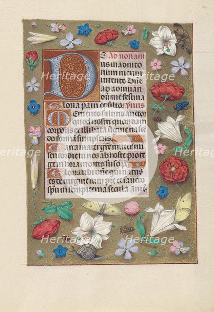 Hours of Queen Isabella the Catholic, Queen of Spain: Fol. 142r, c. 1500. Creator: Master of the First Prayerbook of Maximillian (Flemish, c. 1444-1519); Associates, and.