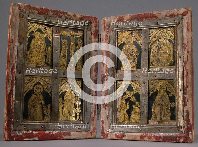 Reliquary Diptych, Central Italian, late 14th century. Creator: Unknown.