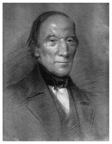 Robert Owen, Welsh-born industrialist, philanthropist and socialist, 1851 (1956). Artist: Unknown