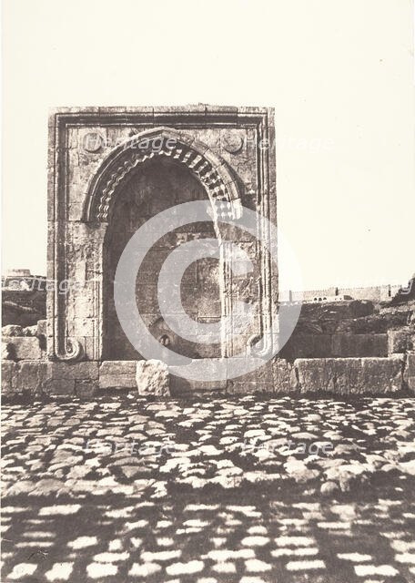 Jérusalem, Fontaine Arabe, 2, 1854. Creator: Auguste Salzmann.