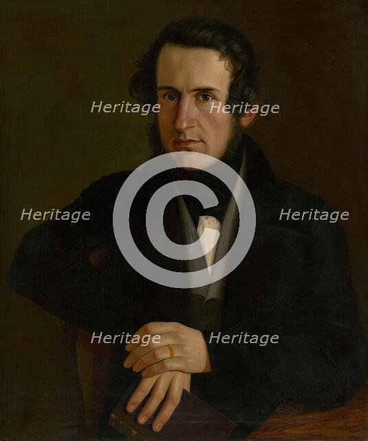 Portrait of J. V. Frico, 1840-1846. Creator: Jozef Bozetech Klemens.