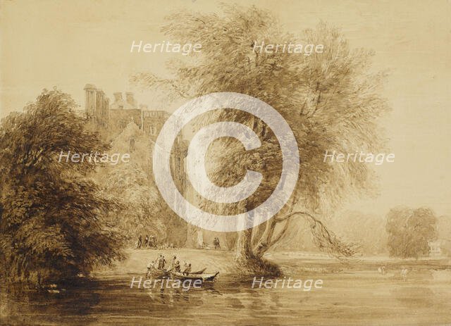 Guy's Cliff, 1827. Creator: David Cox the Elder.