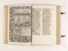 The Kelmscott Chaucer - The Works of Geoffrey Chaucer Now Newly Imprinted, 1896. Creator: Sir Edward Coley Burne-Jones.