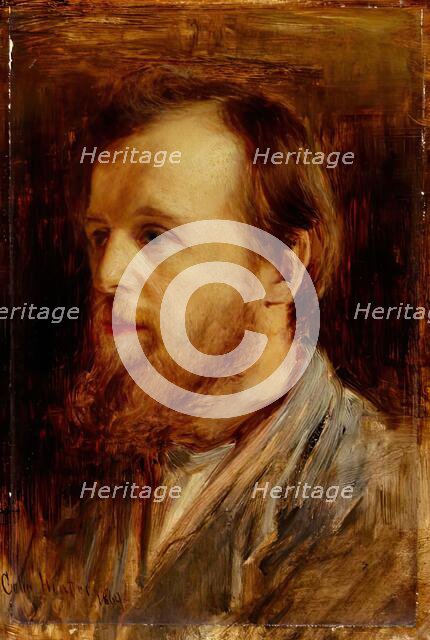 William Leiper, RSA, 1869. Creator: Colin Hunter.