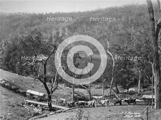 Upper Albert On the road, 1894. Creator: Poul C Poulsen.