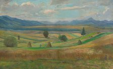 Landscape at Liptov, 1954. Creator: Bedrich Hoffstädter.