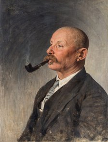 Portrait of the writer Aleksey Pavlovich Chapygin (1870-1937).