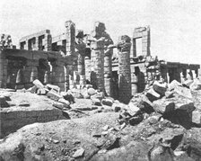 ''Karnak: Ruines du troisieme pylone du grand temple; Le Nord-Est Africain', 1914. Creator: Unknown.