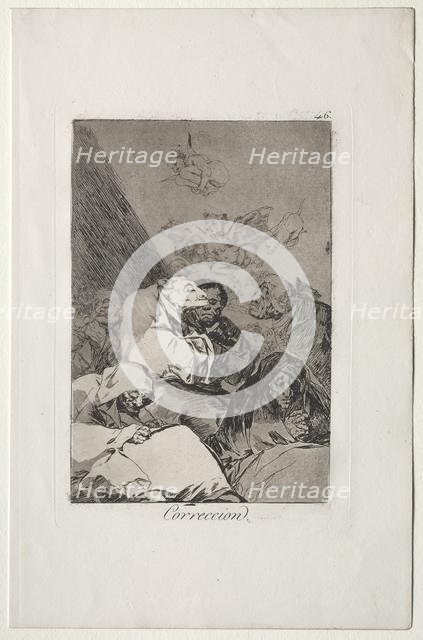 Caprichos: Correction. Creator: Francisco de Goya (Spanish, 1746-1828).