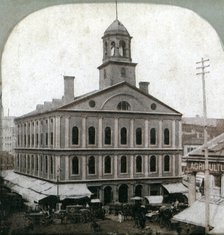 Faneuil Hall, Boston, Massachusetts, USA, late 19th century. Artist: Unknown