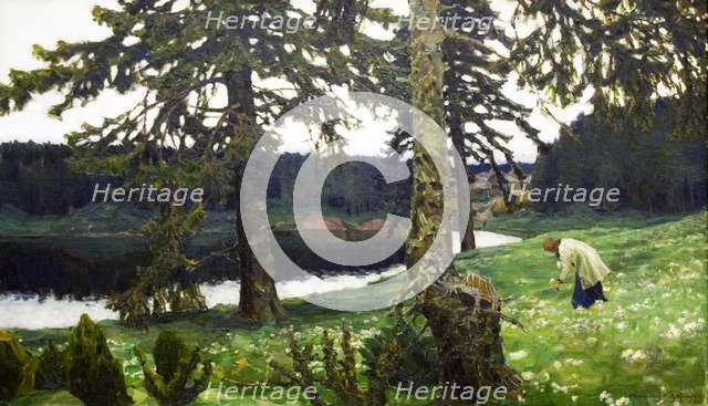 The Lake', 1902. Creator: Vasnetsov, Appolinari Mikhaylovich (1856-1933).