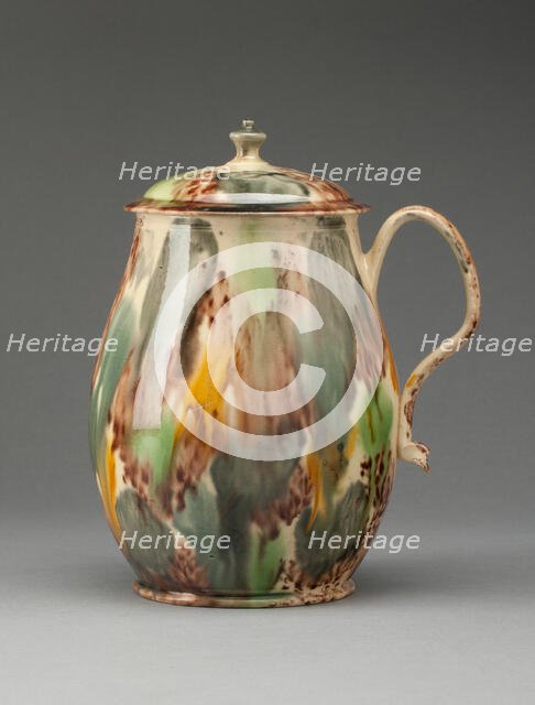 Tankard, Staffordshire, 1760/70. Creator: Staffordshire Potteries.