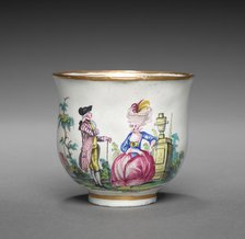Cup and Saucer: Cup, mid-18th century. Creator: Unknown.