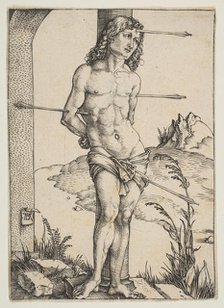 Saint Sebastian Bound to the Column, ca. 1499. Creator: Albrecht Durer.