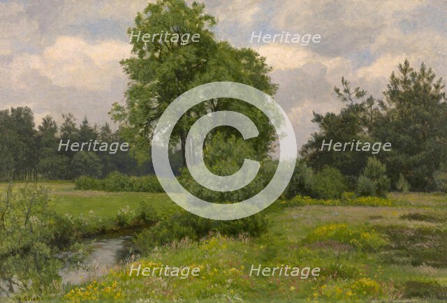Landscape, late 19th-early 20th century. Creator: Alfred Elsen.