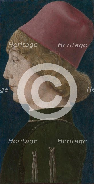 Portrait of a Young Man, 1470s. Creator: Cosmè Tura.