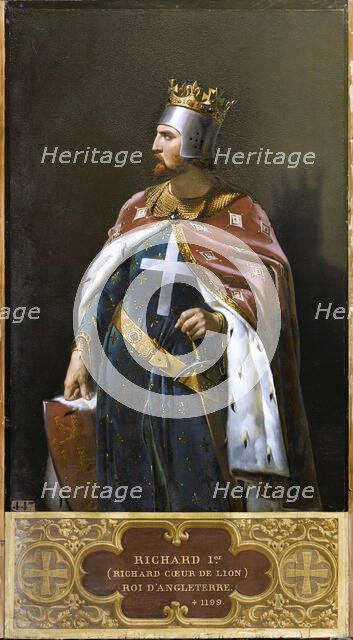 Richard I the Lionheart, 1841. Creator: Blondel, Merry-Joseph (1781-1853).