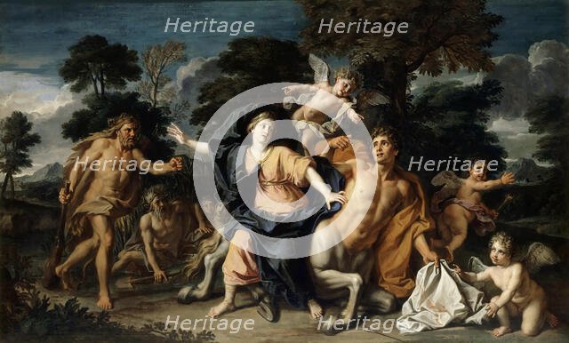 The Abduction of Deianeira by the Centaur Nessus, 1699. Creator: Coypel; Noël-Nicolas (1690-1734).