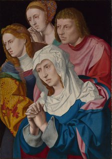 The Virgin, Saint John, Saint Mary Magdalene and a Holy Woman, c.1535. Artist: Bruyn, Bartholomaeus (Barthel), the Elder (1493-1555)