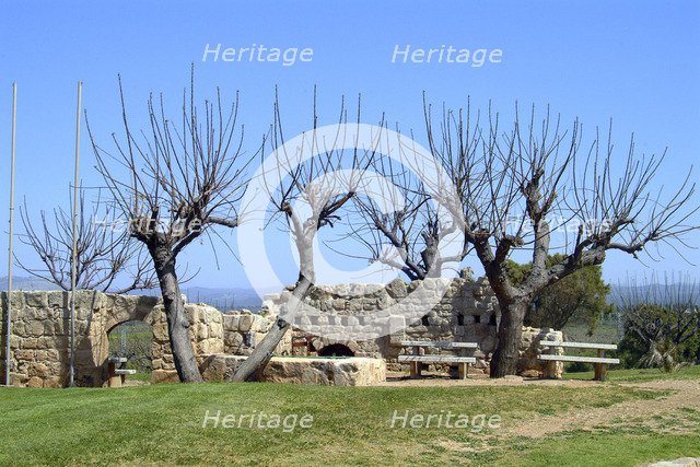 Achziv, Israel. Artist: Samuel Magal