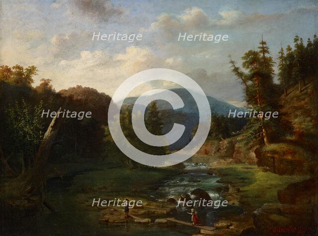 Landscape in Ohio, 1867. Creator: John Insco Williams.