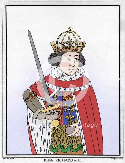 Richard III of England, (18th century). Artist: Reynolds Grignion.