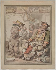 Comparative Anatomy Study, c. 1810-1820. Creator: Thomas Rowlandson (British, 1756-1827).