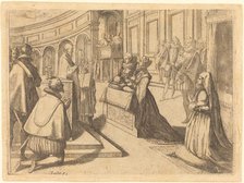 Marriage of Margaret of Austria and Philip III, 1612. Creator: Jacques Callot.