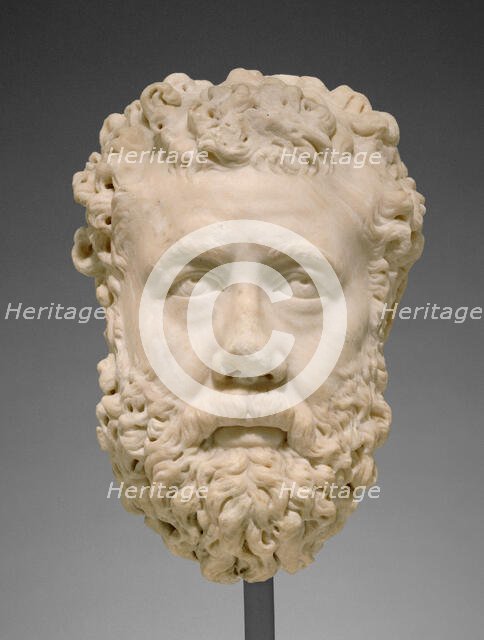 Portrait of a Bearded Man, A.D. 200-225. Creator: Unknown.