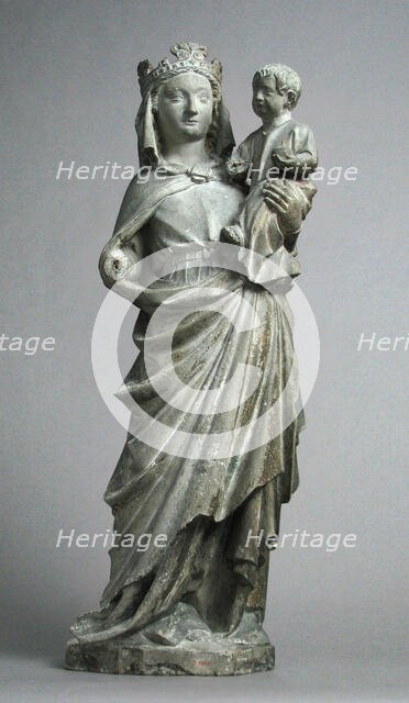 Virgin and Child, French, 14th century. Creator: Unknown.