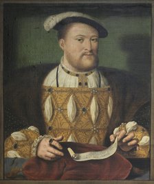 Portrait of King Henry VIII, c1544 (c1800). Artist: Biagio Rebecca