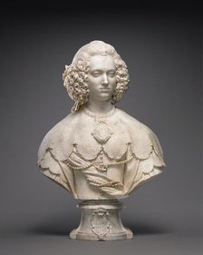 Bust of Maria Cerri Capranica, about 1640. Creator: Alessandro Algardi.