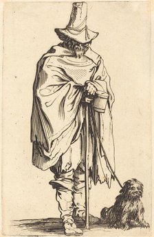 Beggar with Dog, c. 1622. Creator: Jacques Callot.