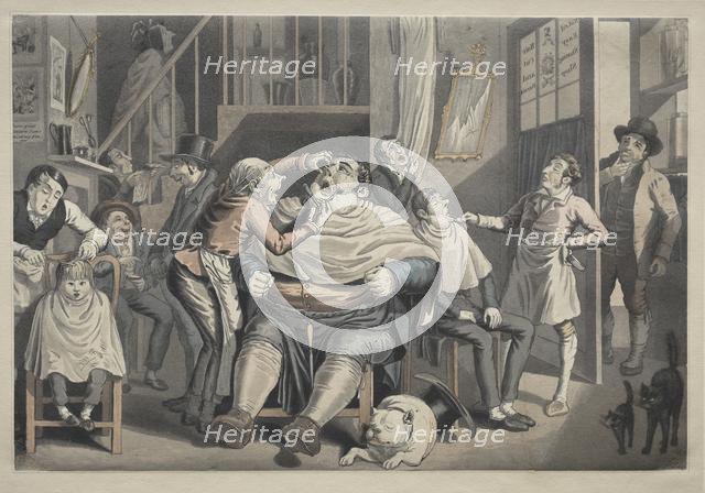 A Barber's Shop. Creator: Unknown.