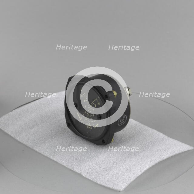 Indicator, Exhaust Gas Temperature, Dual, ca. 1943. Creator: Lewis Engineering Co.