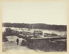 Medical Supply Boat, Appomattox Landing, Virginia, January 1865. Creator: John Reekie.