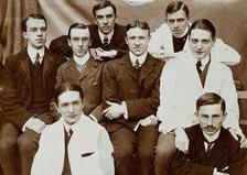 Charing Cross Hospital: a portrait of house surgeons, 1906. Creator: Unknown.