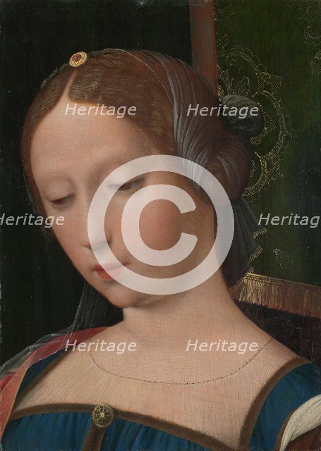 A Female Head, Mid of 16th cen.. Artist: Master of the Female Half-Lengths, (Workshop)  