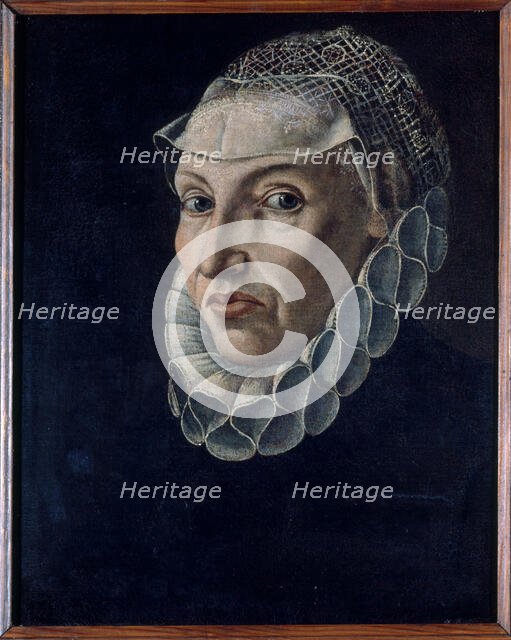 Portrait of a woman, said to be Marie Miraille, c1574. Creator: Unknown.