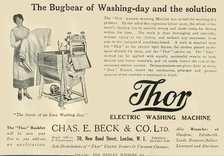'Thor: Electric Washing Machine - Chas E. Beck & Co. Ltd', 1920. Creator: Unknown.