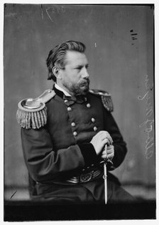 General Albert J. Myer, US Army, between 1870 and 1880. Creator: Unknown.