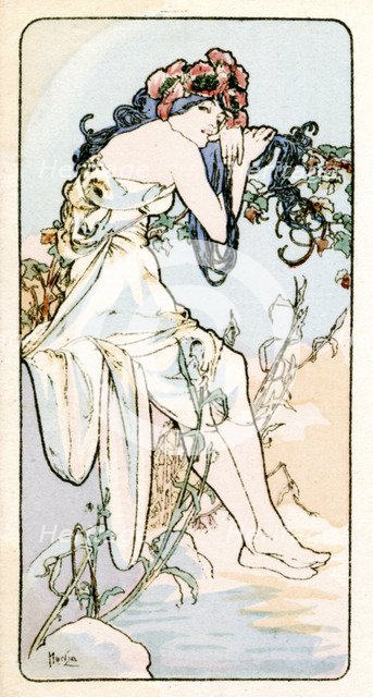 'Summer', 1900. Artist: Alphonse Mucha