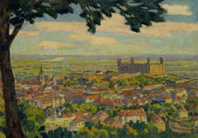 Bratislava from Nový Svet, around 1934. Creator: Gustav Mally.
